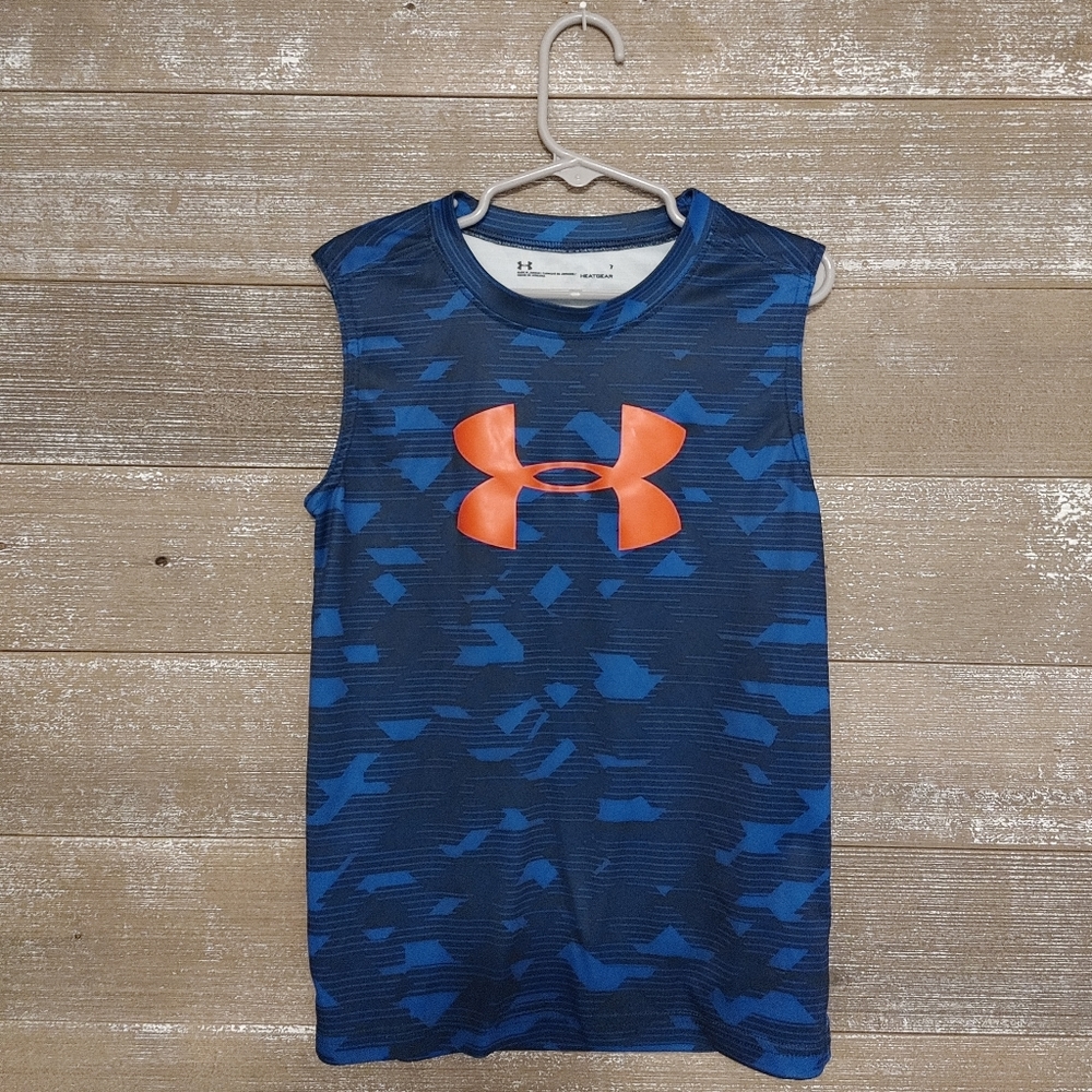 Boys Under Armour Heatgear tank -7